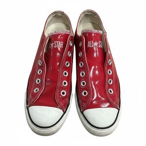 Converse All-Star Red Slip-On leather